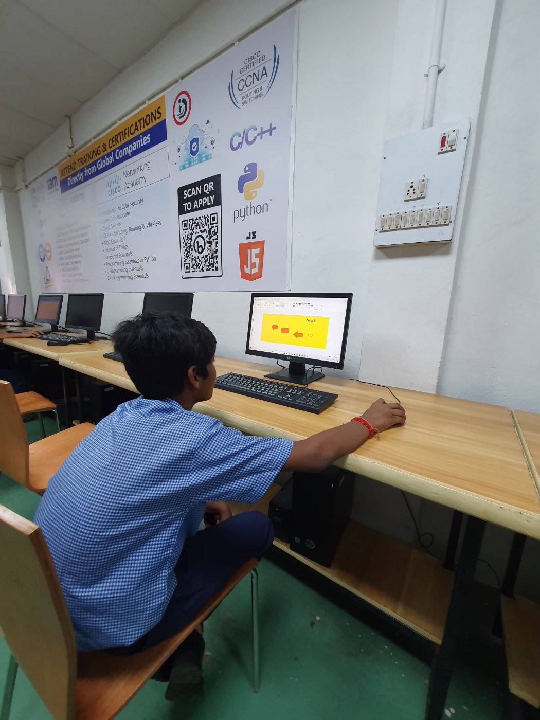 Interactive Computer Skills Workshop for Shishu Niketan Students at IIBM